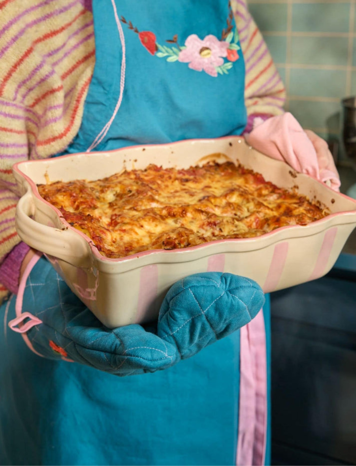 כפפה לתנור Flowers