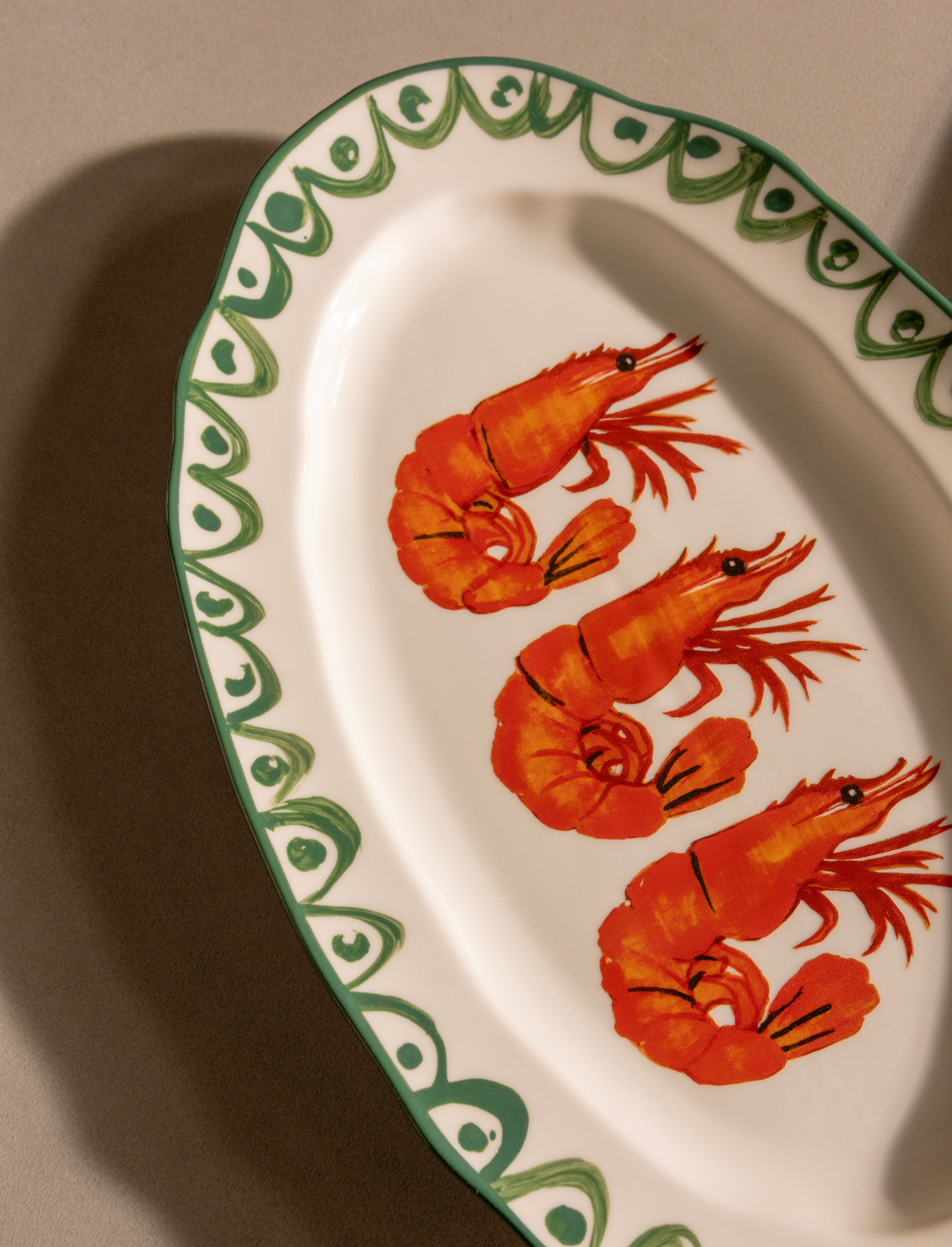 צלחת הגשה Shrimp