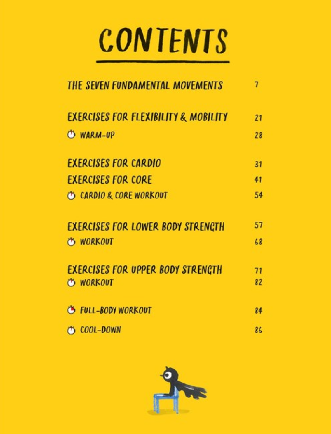 ספר התעמלות How to Be a Fit Bird