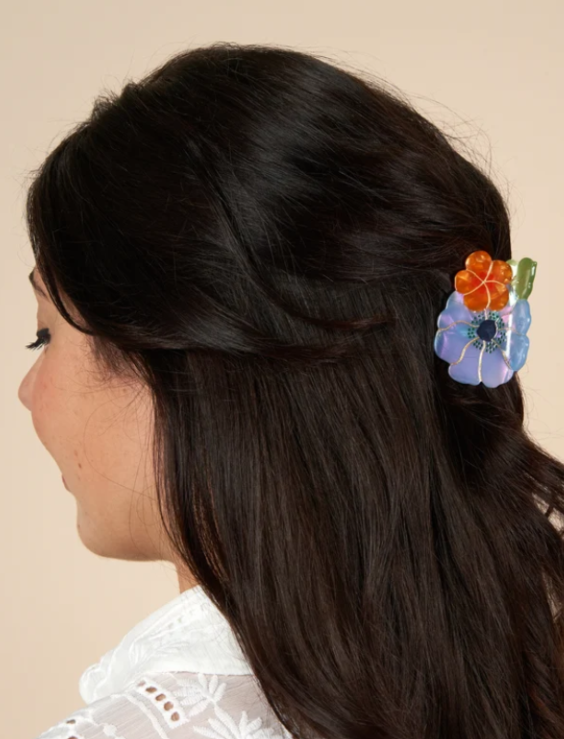 קליפס לשיער Flowers Bouquet