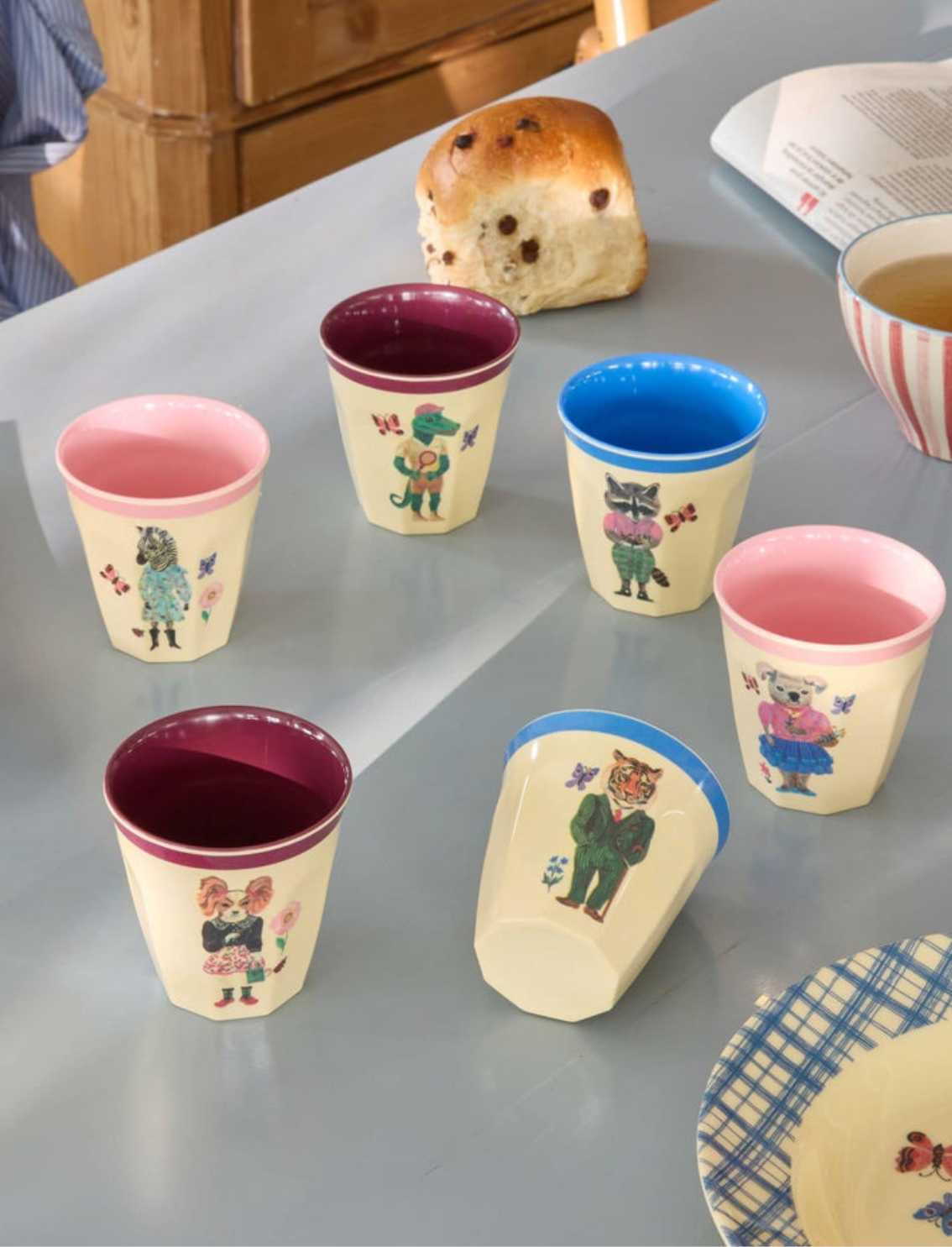 סט 6 כוסות טוטון Animals
