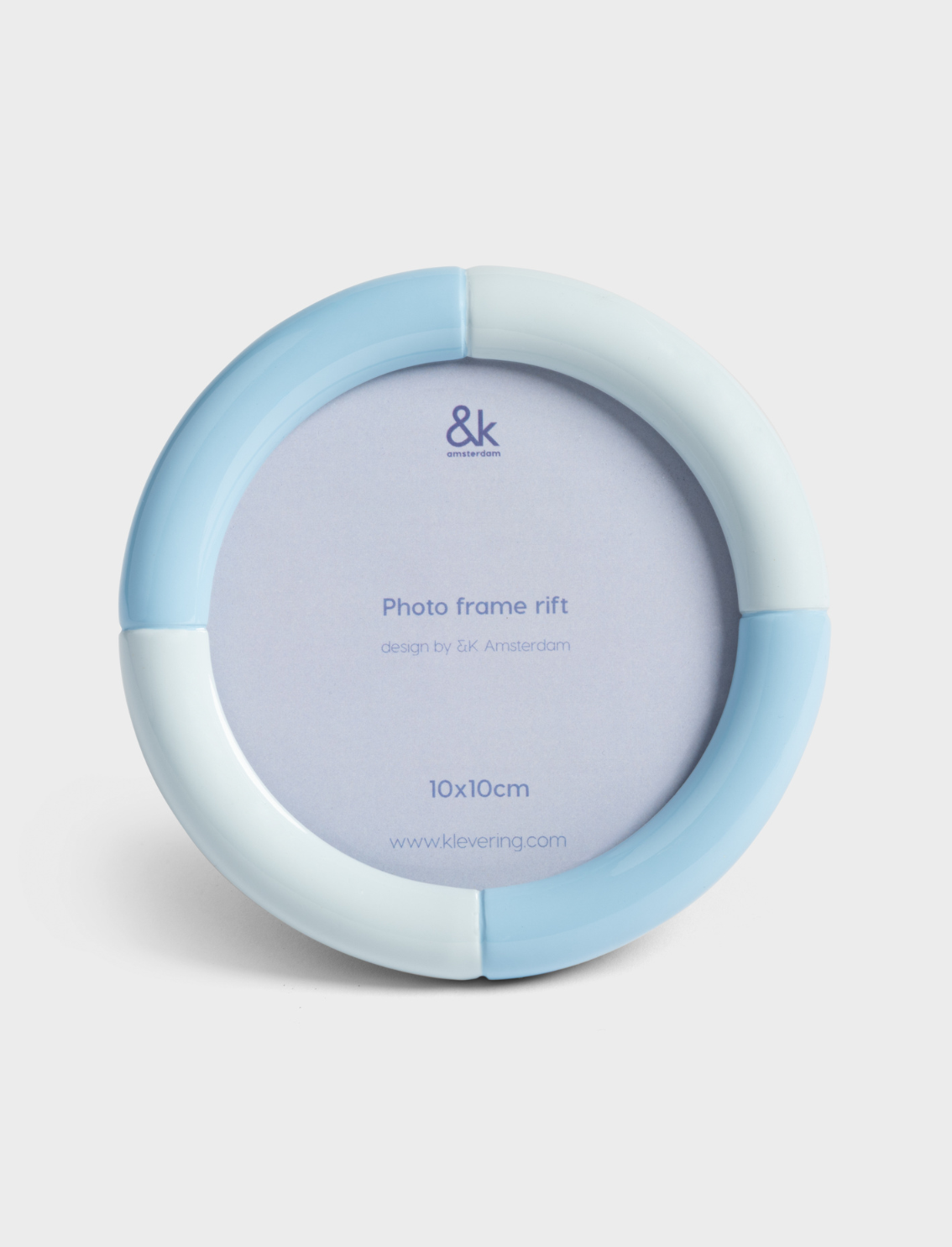 מסגרת לתמונה Rift Round Blue