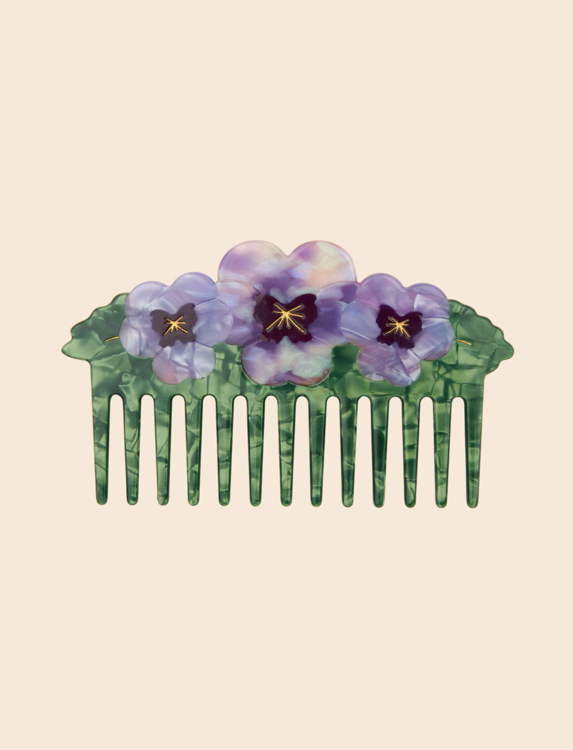 מסרק Purple Pansy