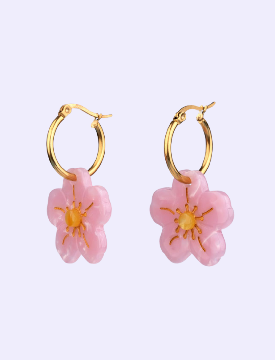 זוג עגילים תלויים Sakura