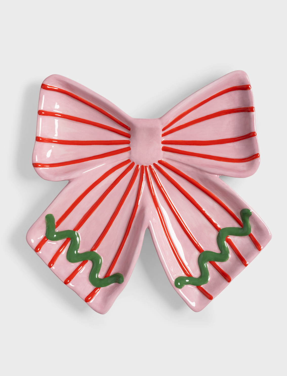 צלחת הגשה Pink Ribbon