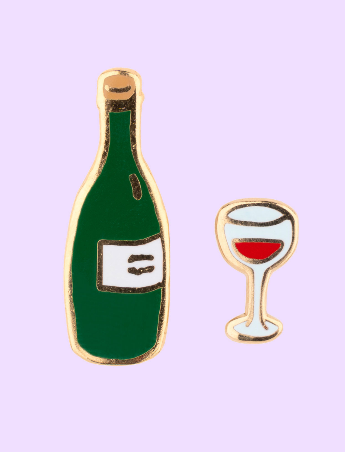 סט סיכות דש Wine