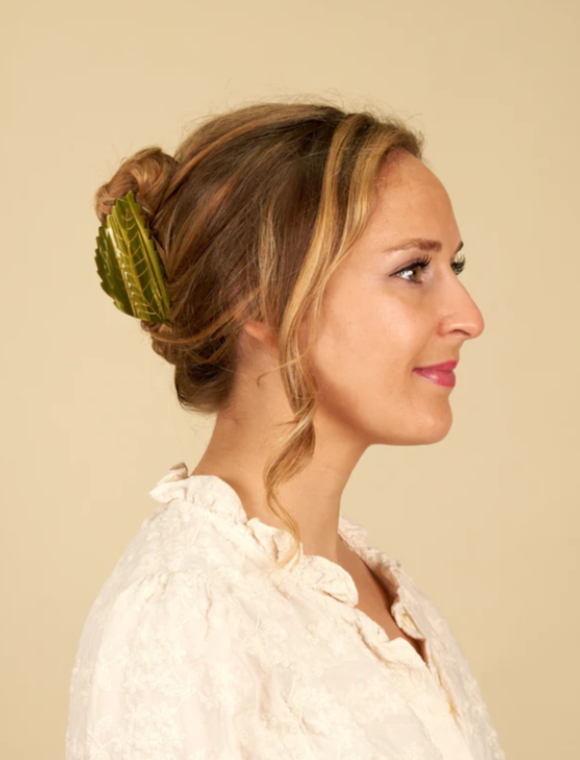 קליפס לשיער Chestnut Leaf