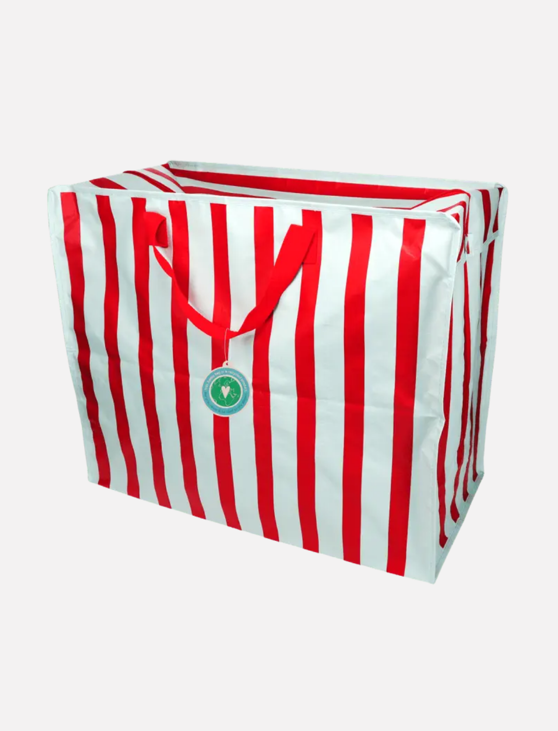 תיק אחסון ענק Light Blue & Red Stripes