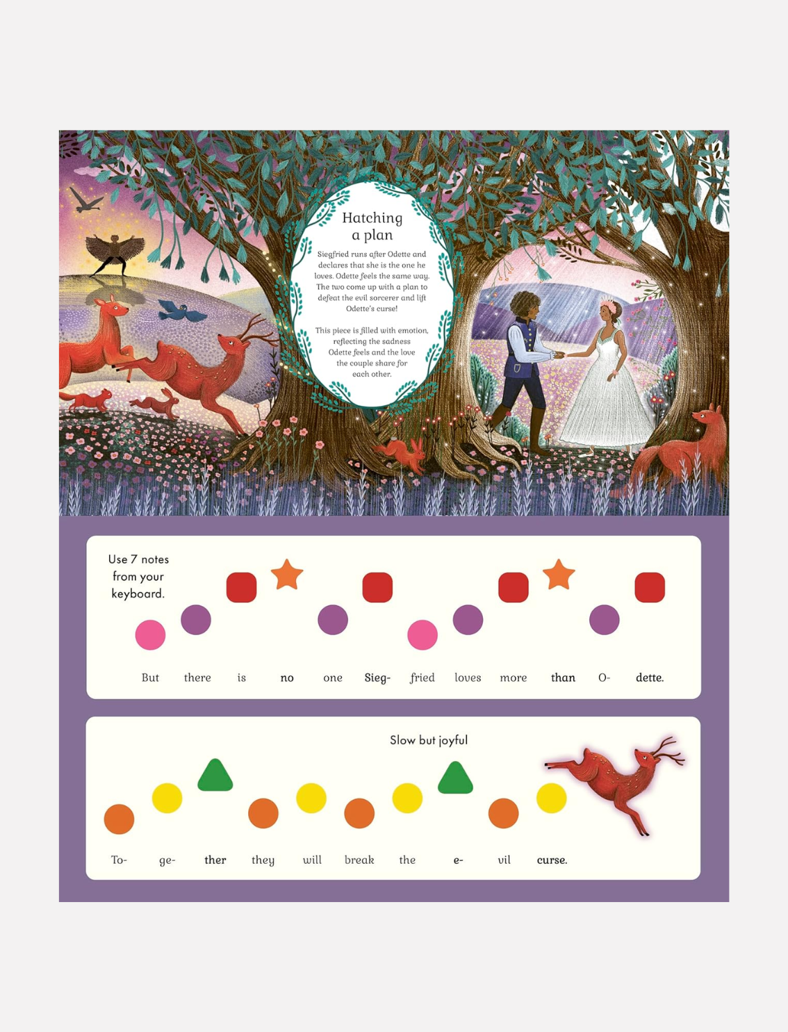 ספר מנגן Swan Lake