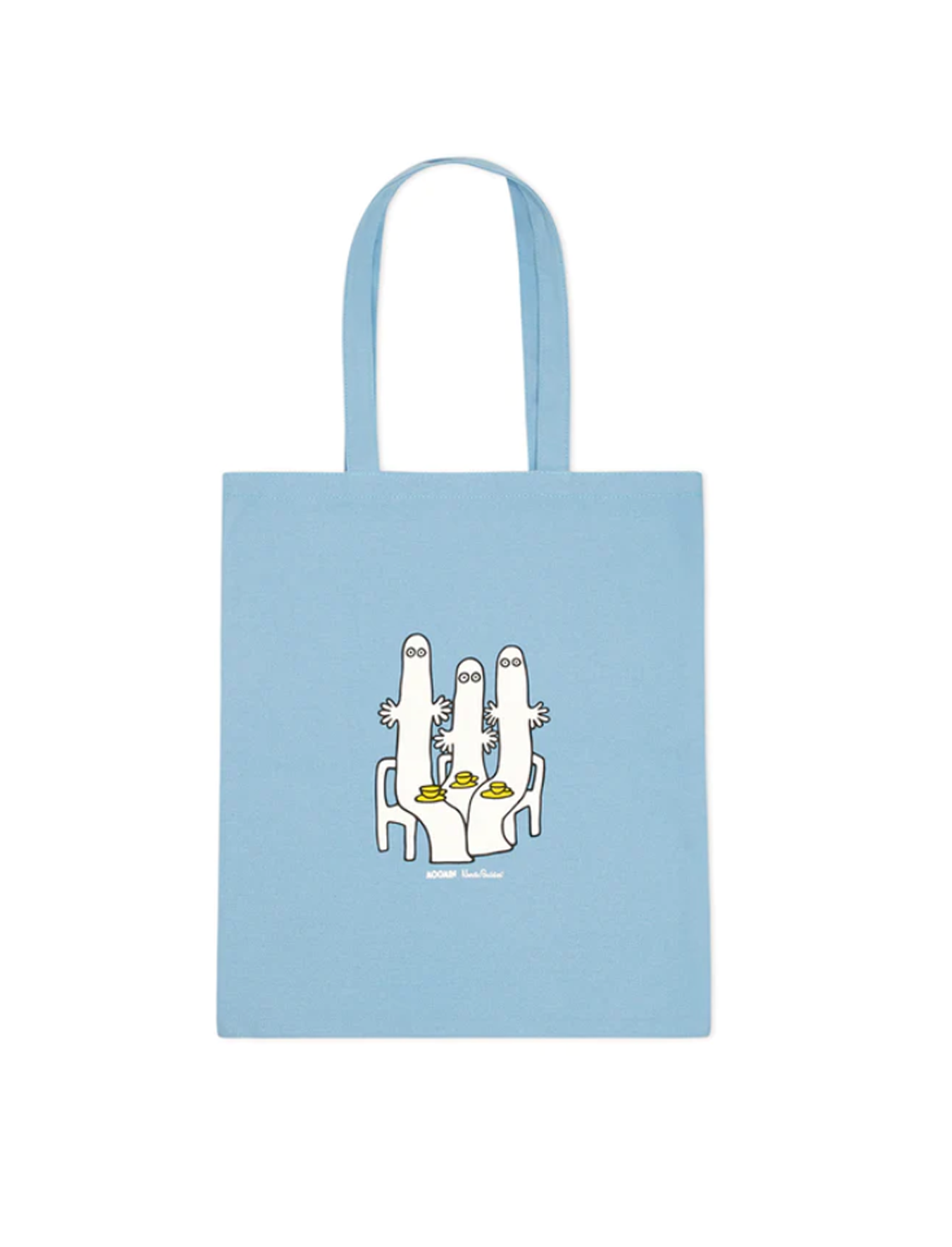 Moomin Light Blue Cotton Tote Bag Hattifatteners