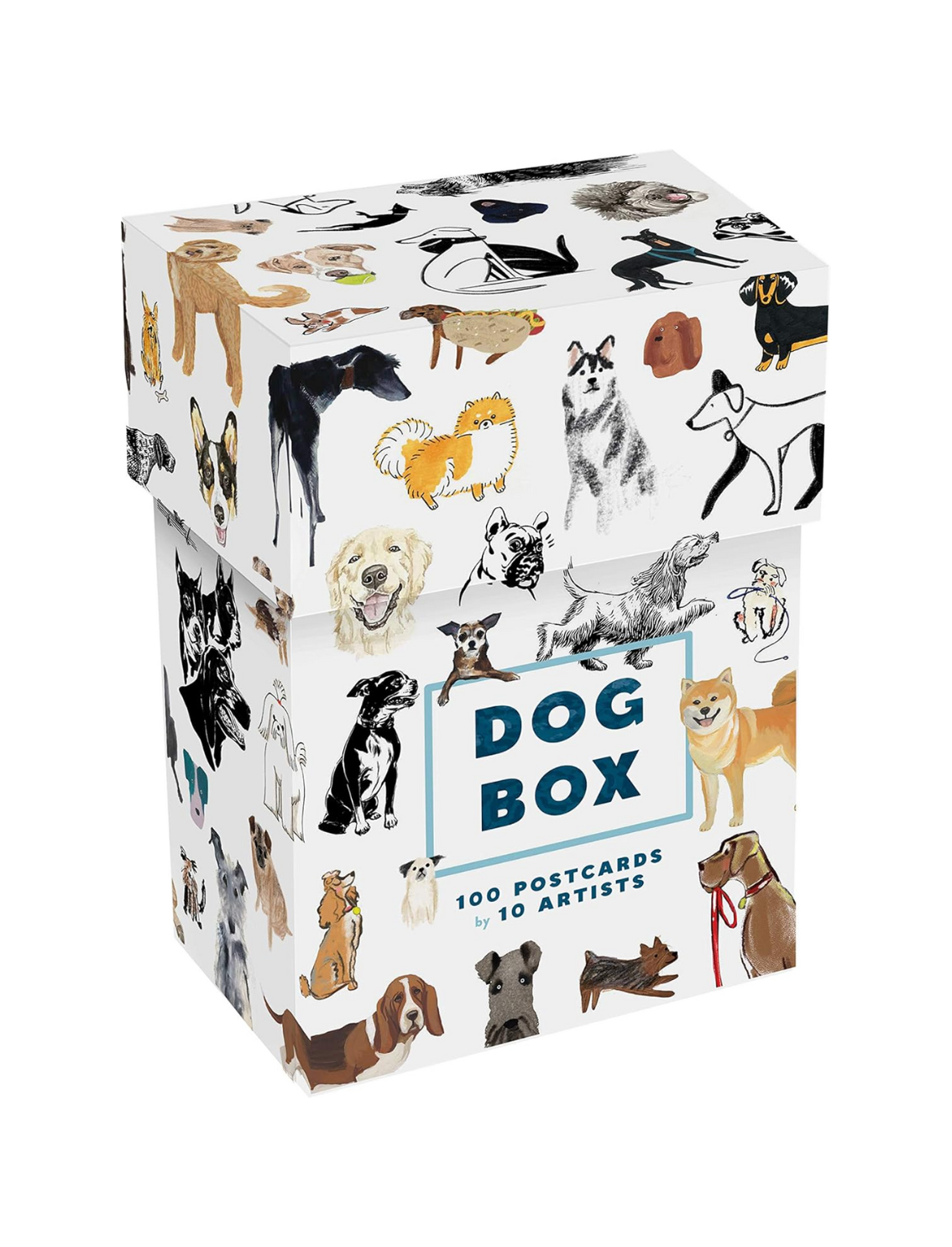 מארז 100 גלויות Dog Box