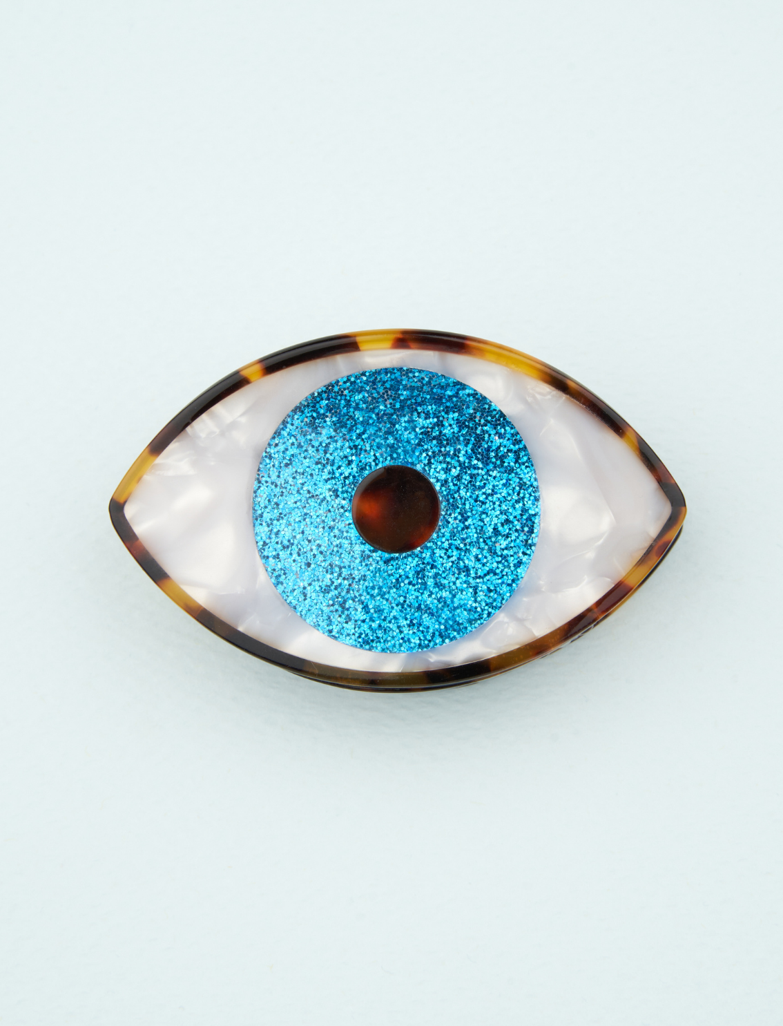 קליפס לשיער Glittery Blue Eye
