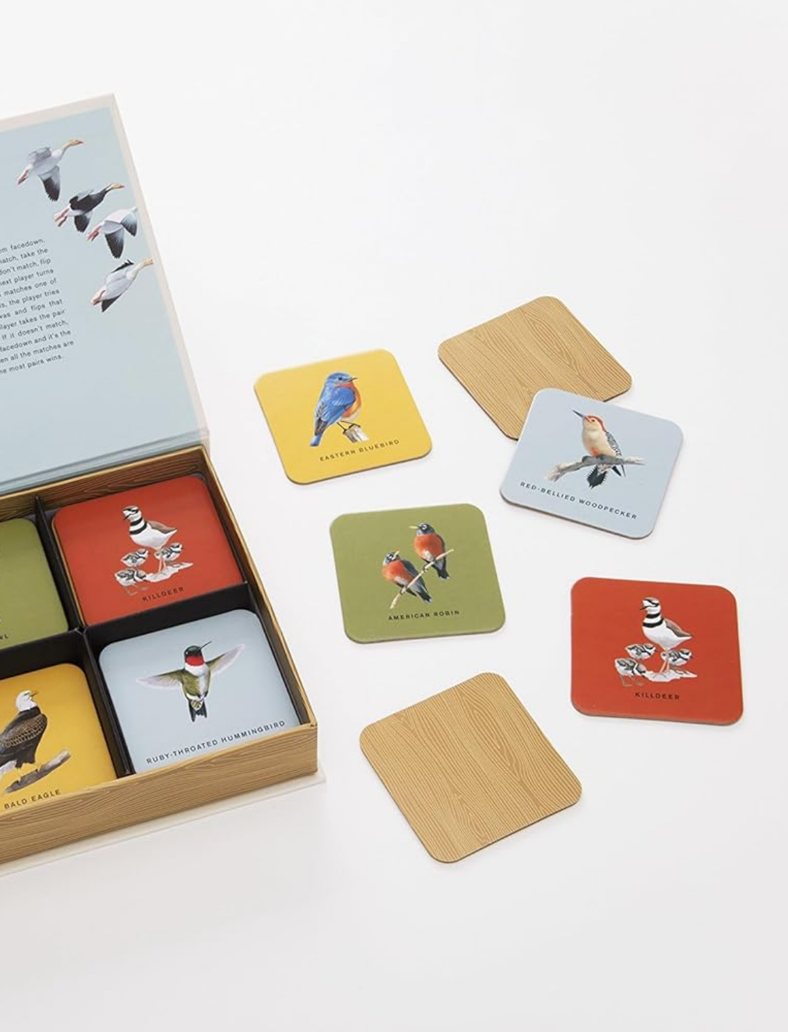 משחק זיכרון: Sibley Backyard Birds