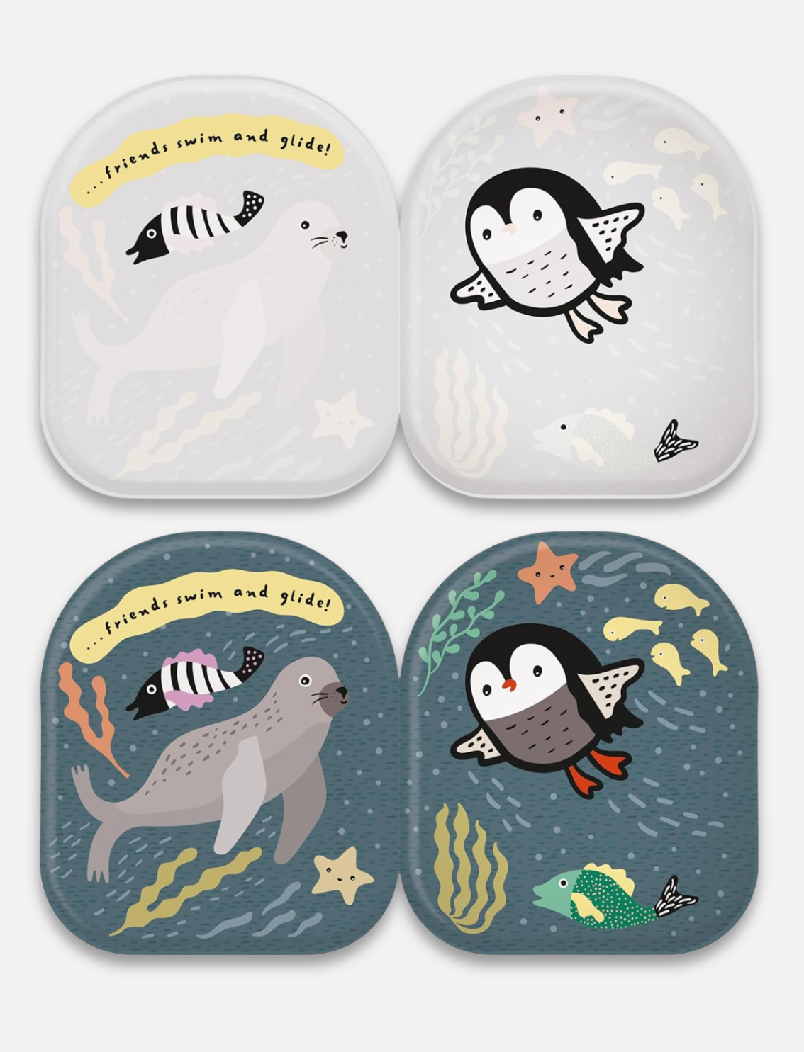ספר אמבטיה Penguin & Friends