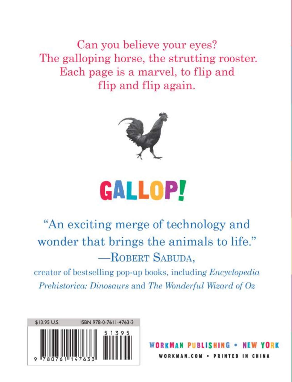 ספר סקנימציה לילדים Gallop!