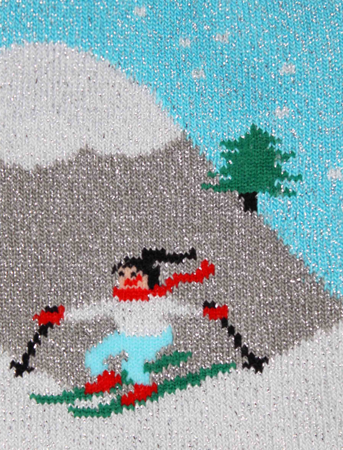 גרבי כותנה מנצנצות Ski