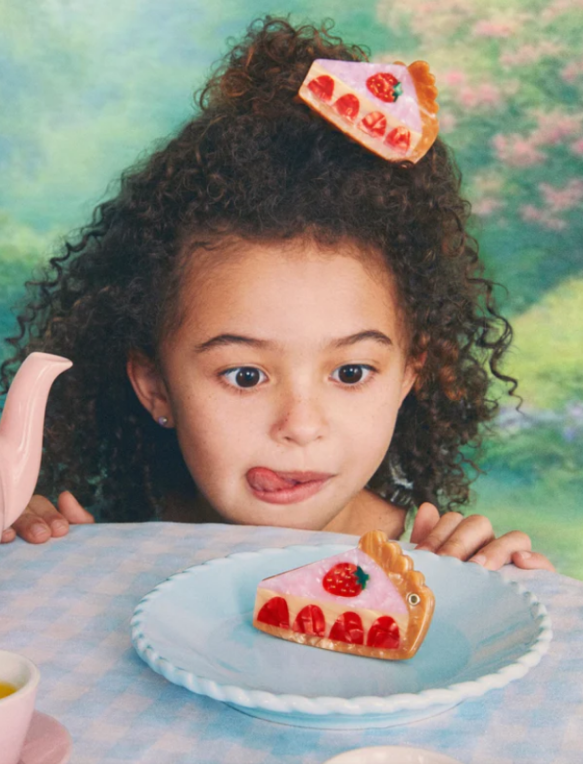 קליפס לשיער Strawberry Cake