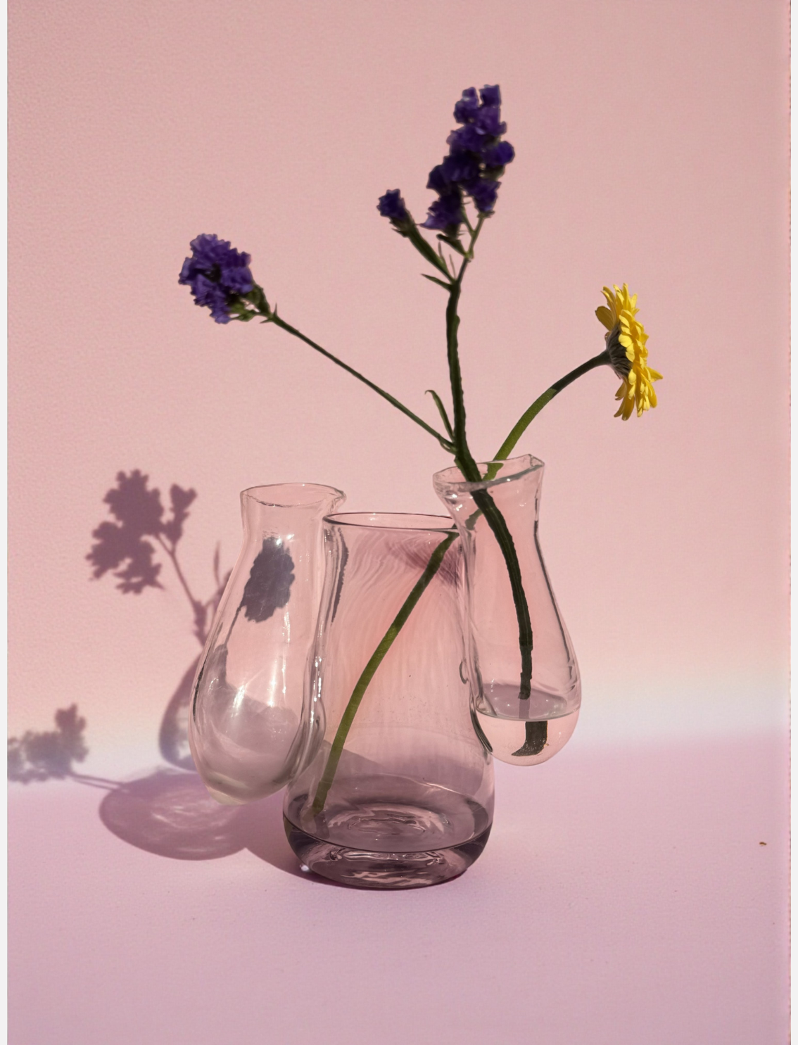 ואזת זכוכית Purple Drops