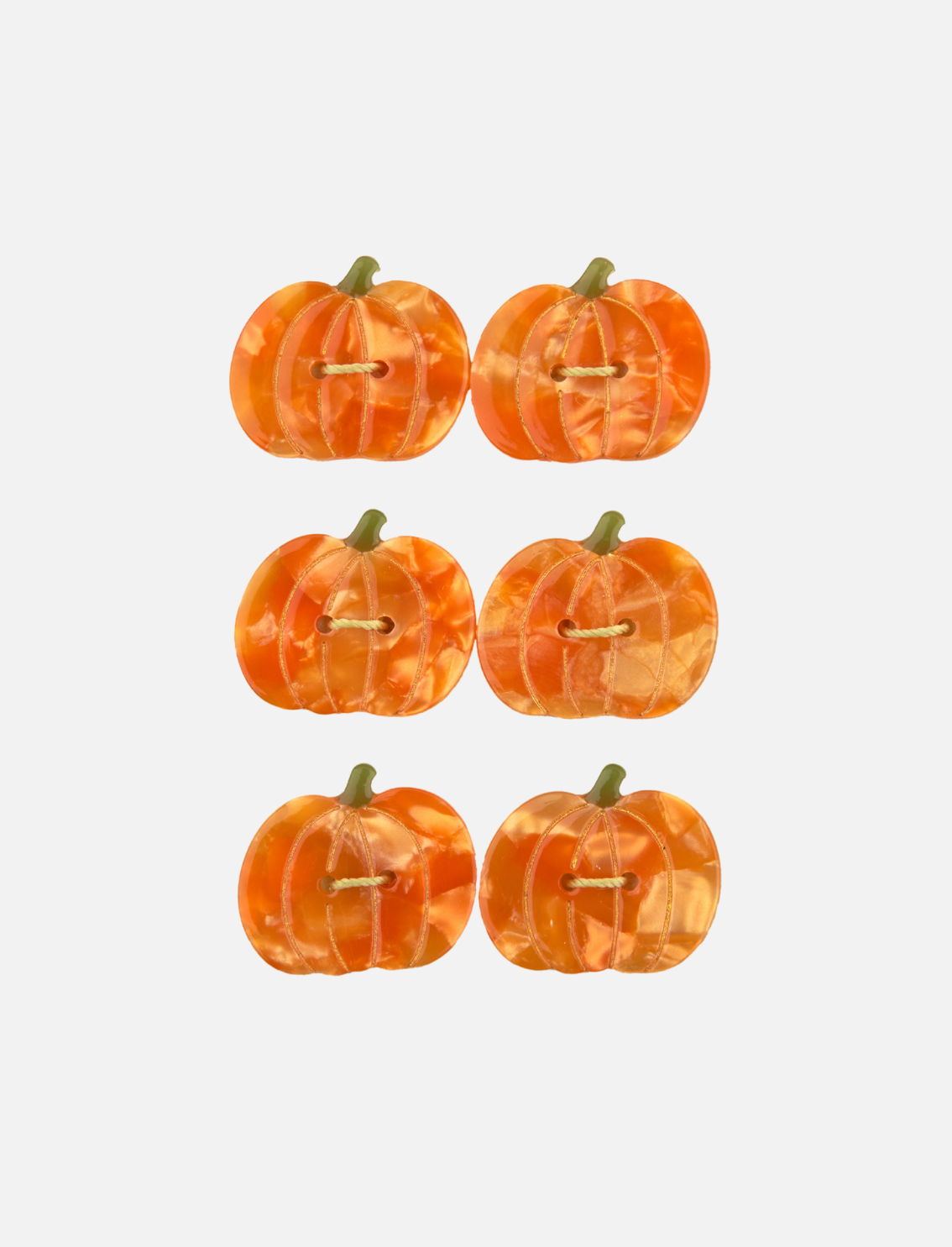 סט 6 כפתורים Pumpkin