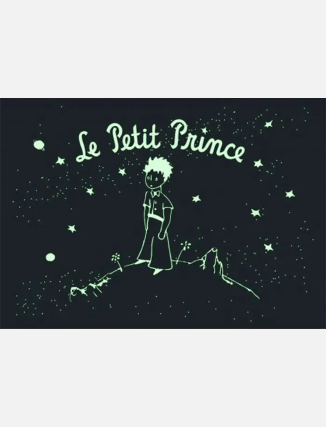 תיבת נגינה זוהרת בחושך The Little Prince Blue