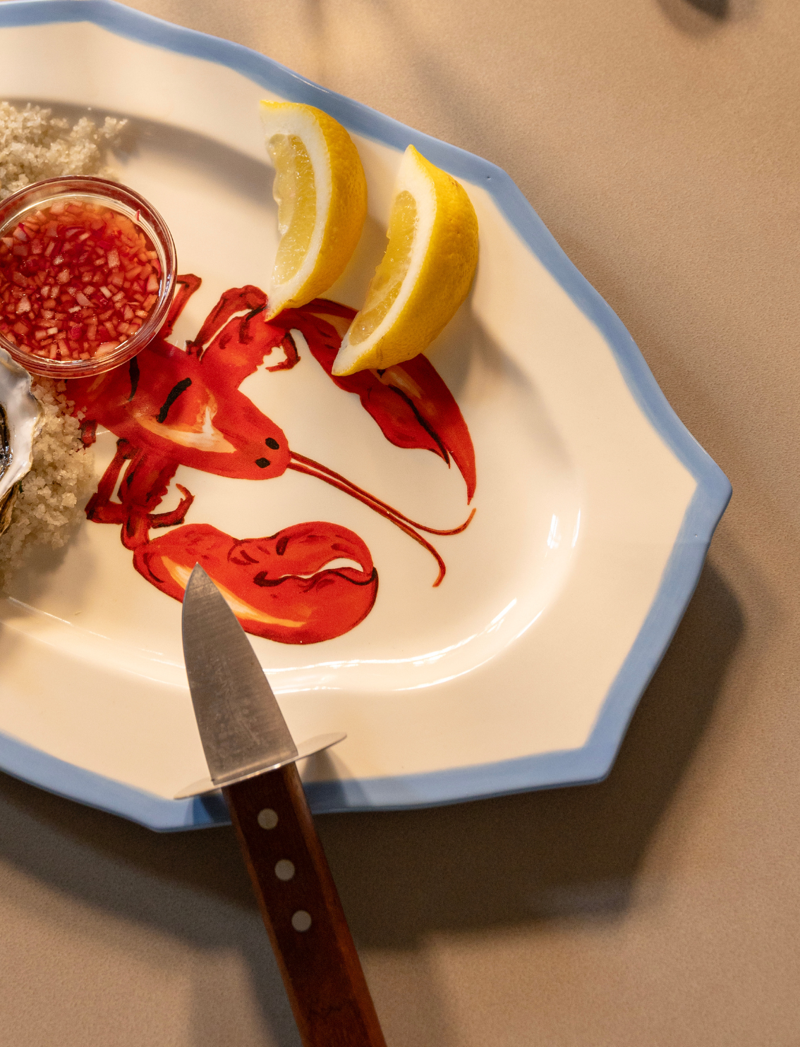 צלחת הגשה Lobster