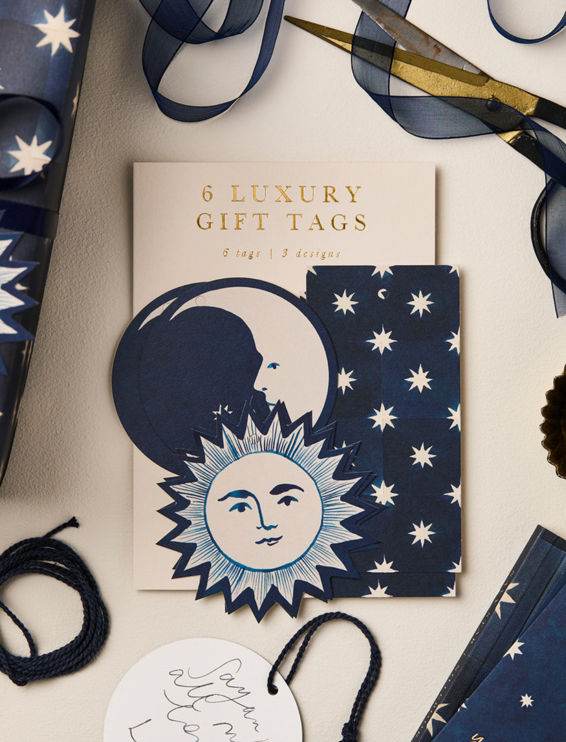 סט תגי מתנה Moon & Sun