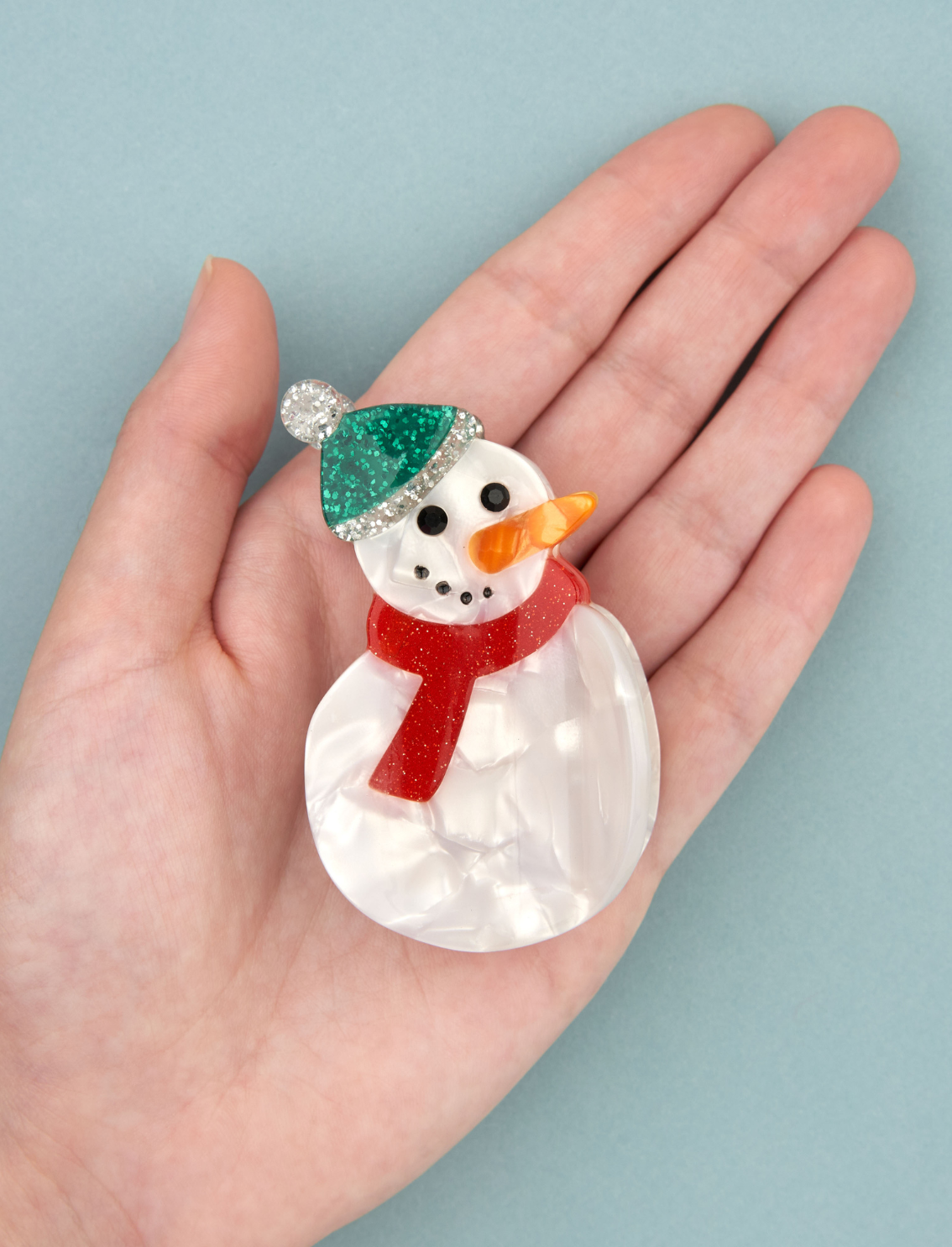 קליפס לשיער Snow Man