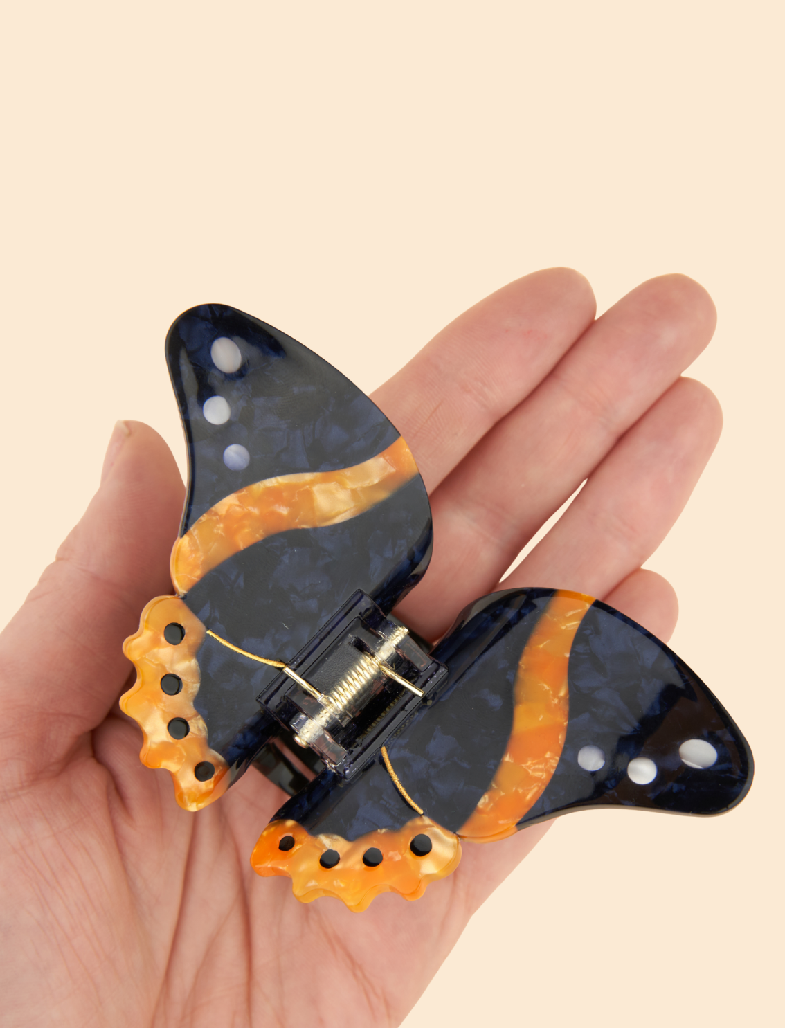 קליפס לשיער Black Butterfly