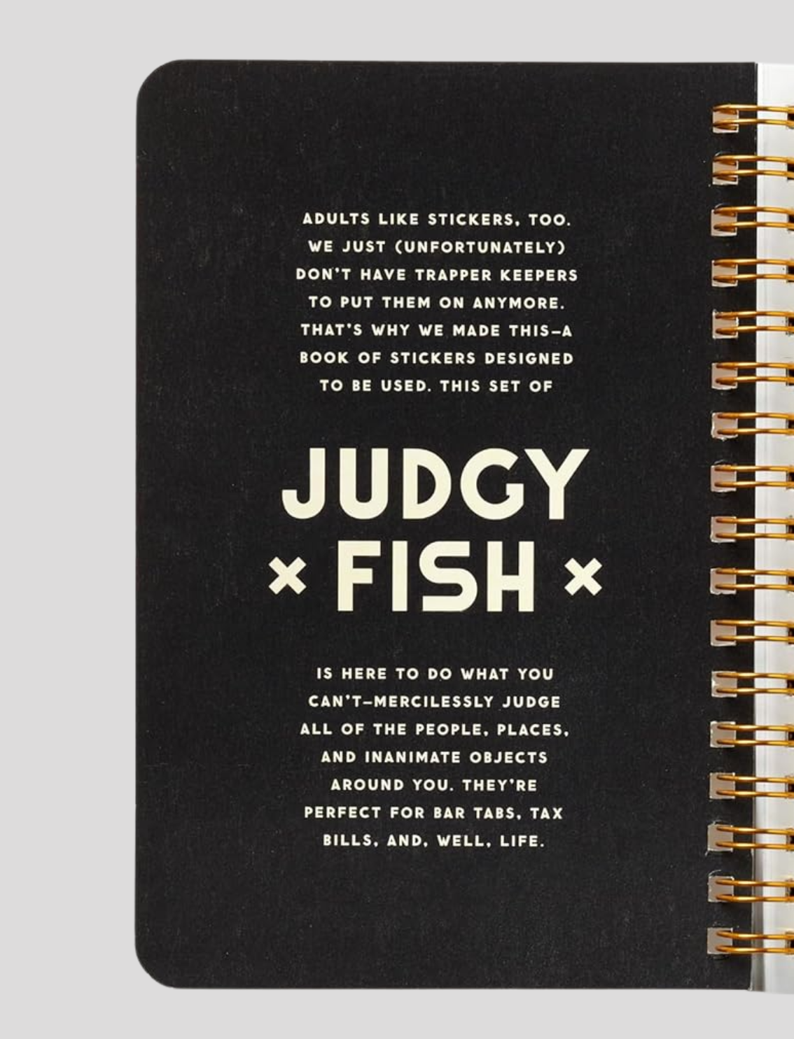 חוברת מדבקות Judgy Fish
