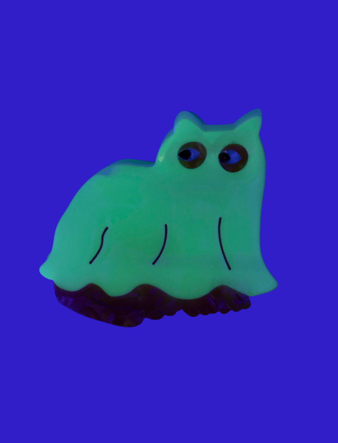 קליפס לשיער זוהר בחושך Cat