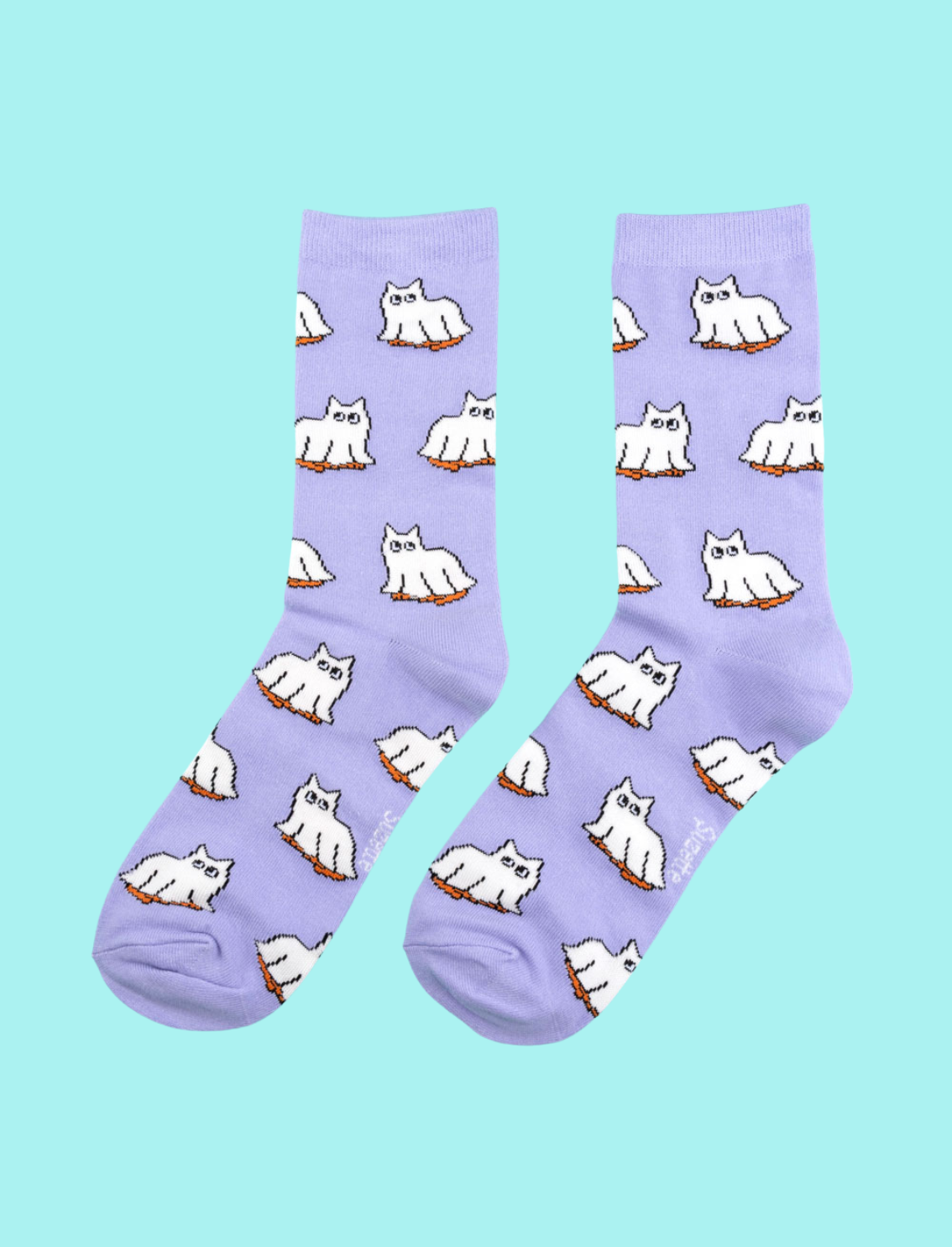 גרבי כותנה זוהרות בחושך Cat