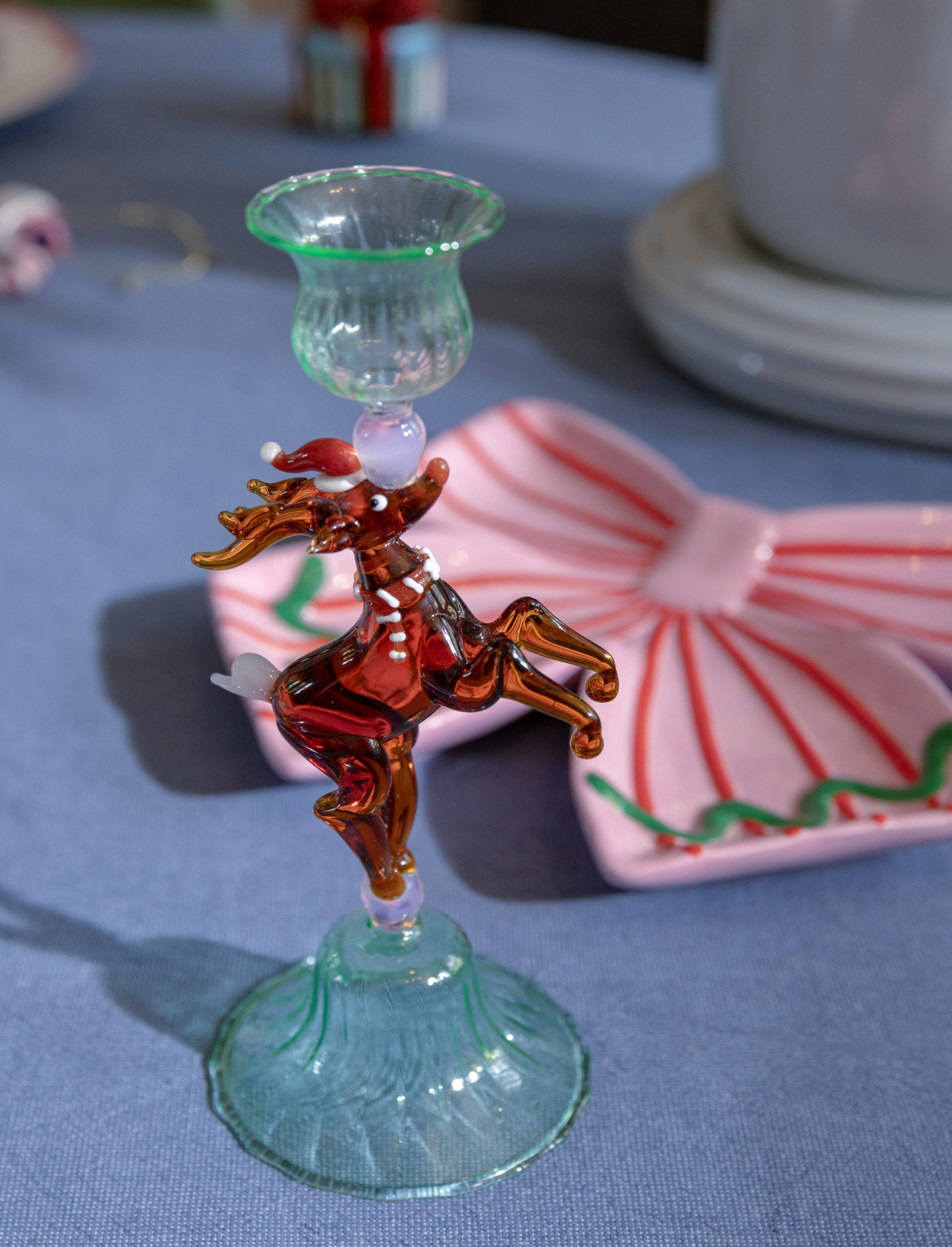 צלחת הגשה Pink Ribbon