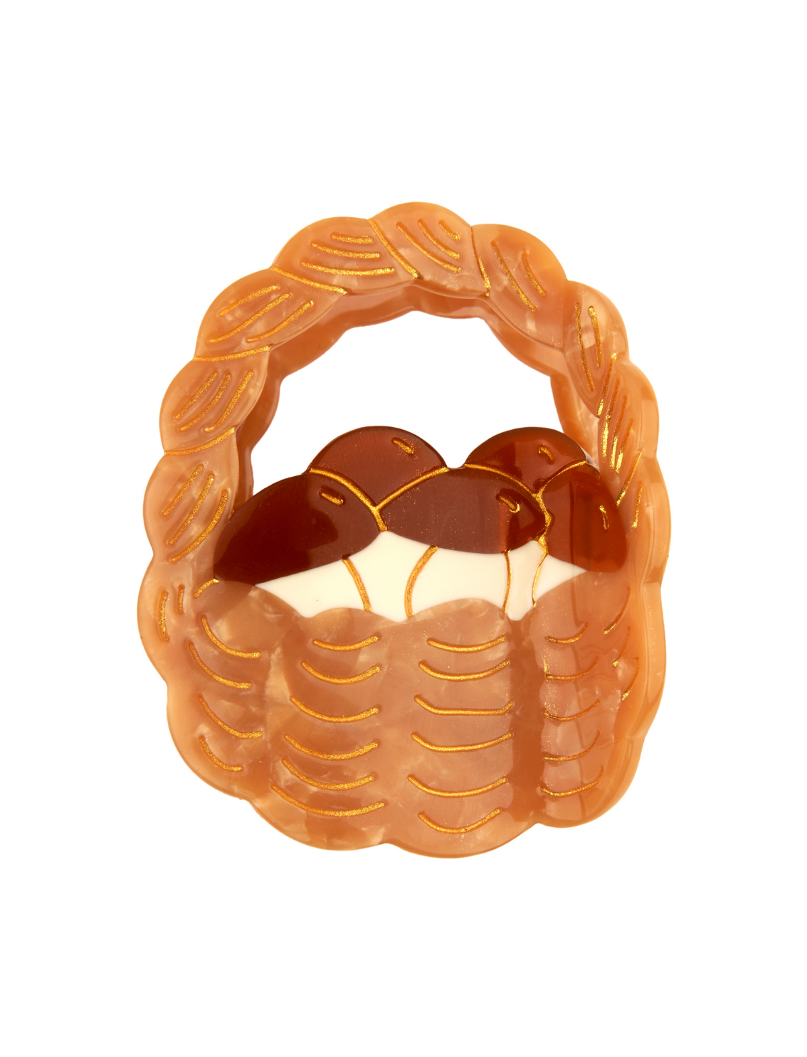קליפס לשיער Mushroom Basket