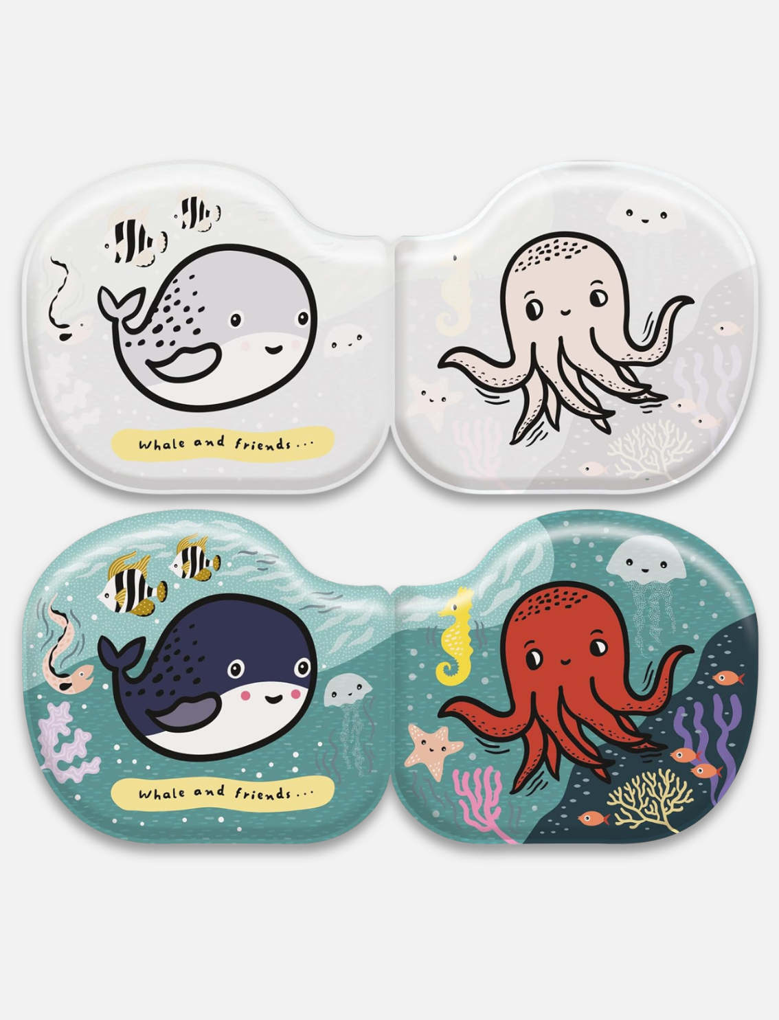 ספר אמבטיה Whale & Friends