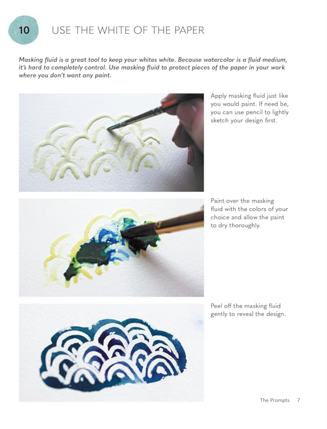 ספר יצירה: Pocket Prompts Watercolor