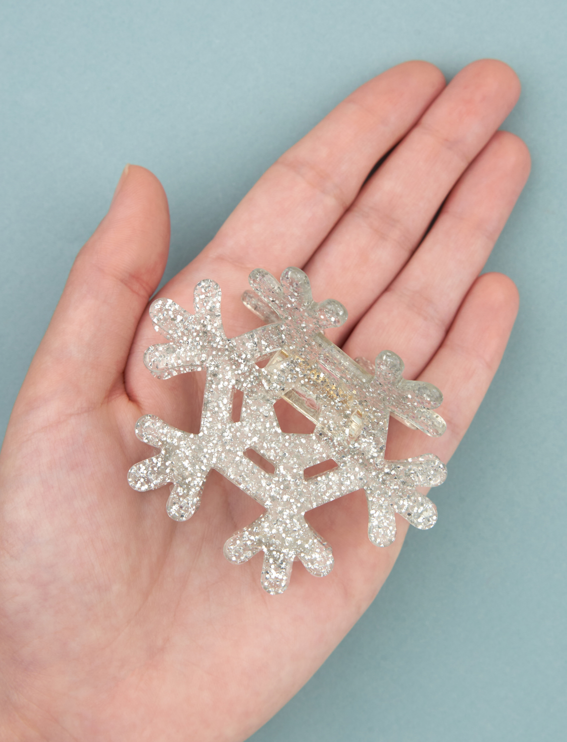 קליפס לשיער Snow Flake