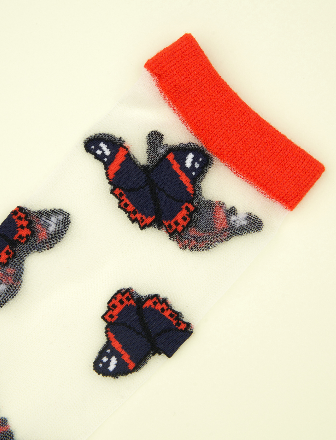 גרביים שקופות Black Butterfly