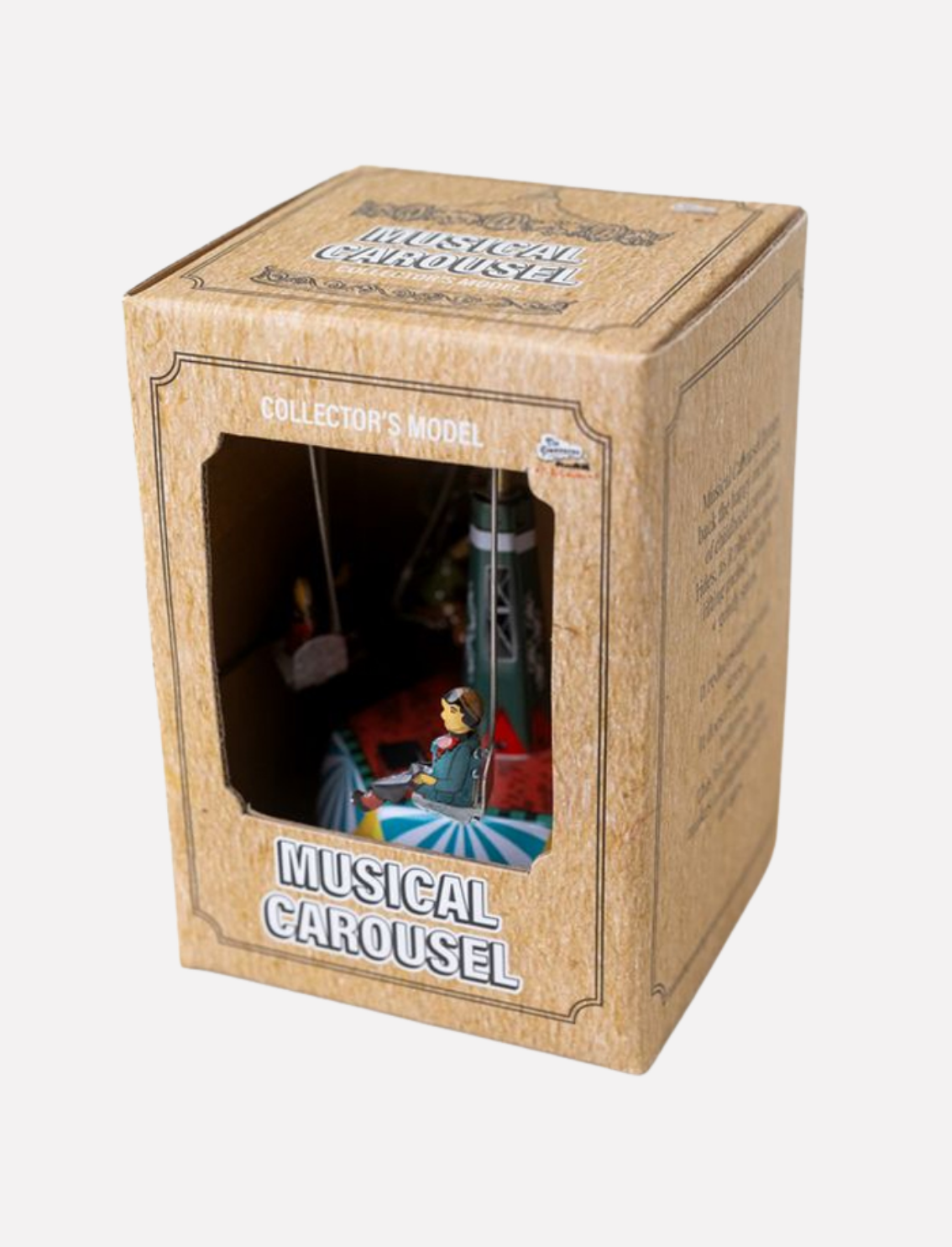 קרוסלה מנגנת מפח Red