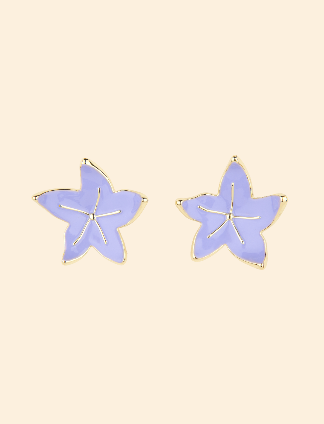זוג עגילים צמודים Bellflower