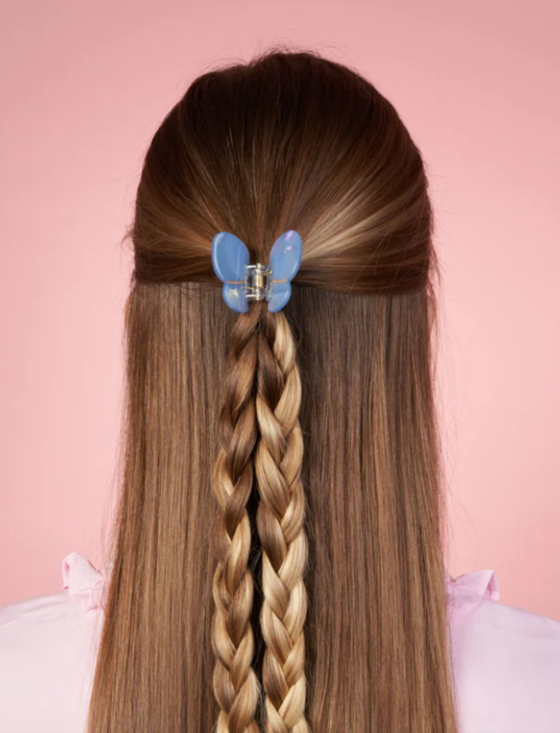 מיני קליפס לשיער Lavender Butterfly