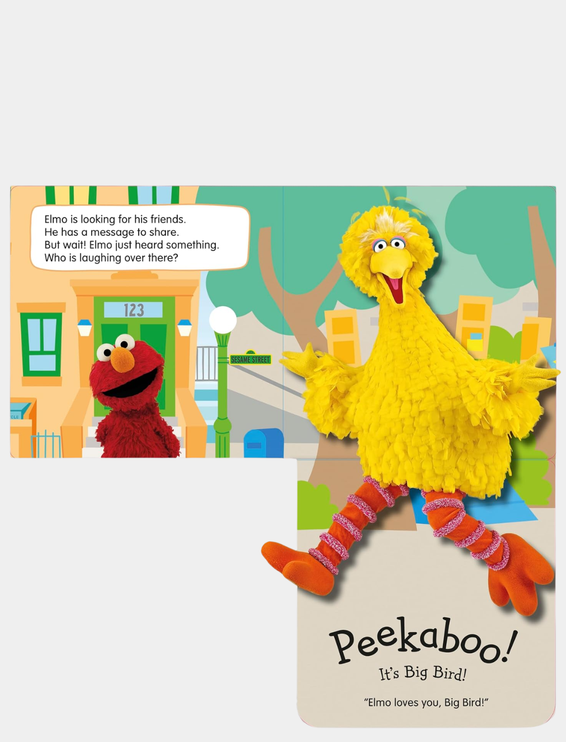 ספר פופ אפ: Peekaboo! Elmo Loves You