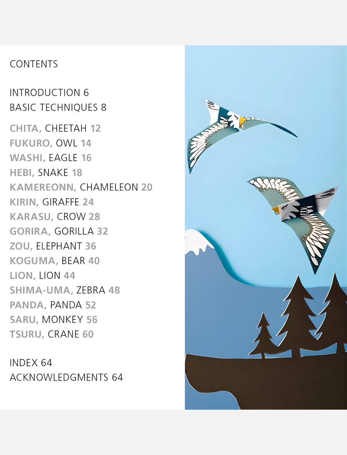 סט אוריגמי Wild Animals