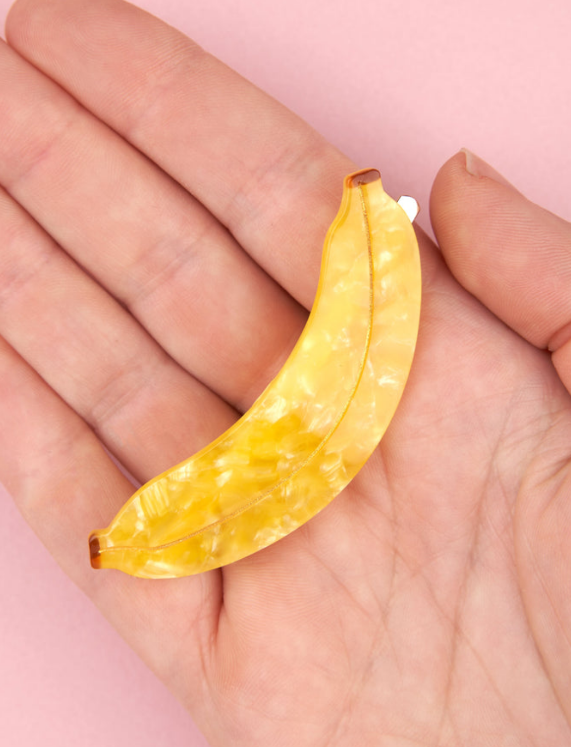 סיכה גדולה לשיער Banana