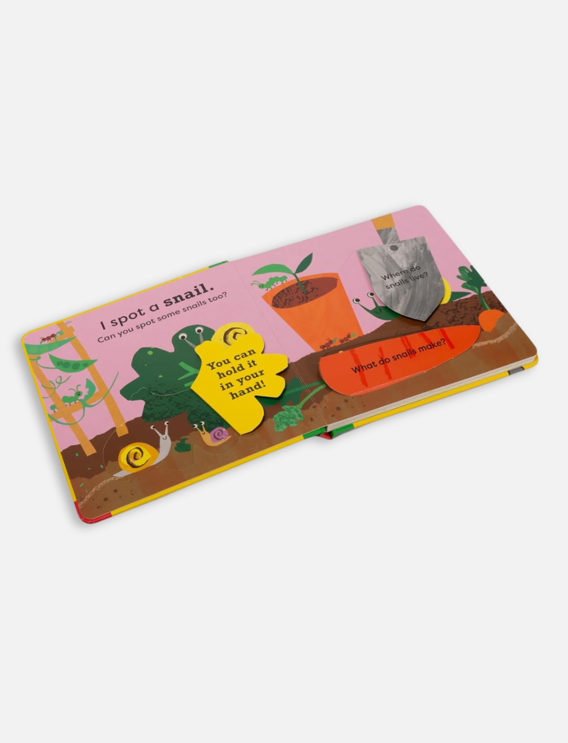 ספר אינטראקטיבי I Spot A Snail
