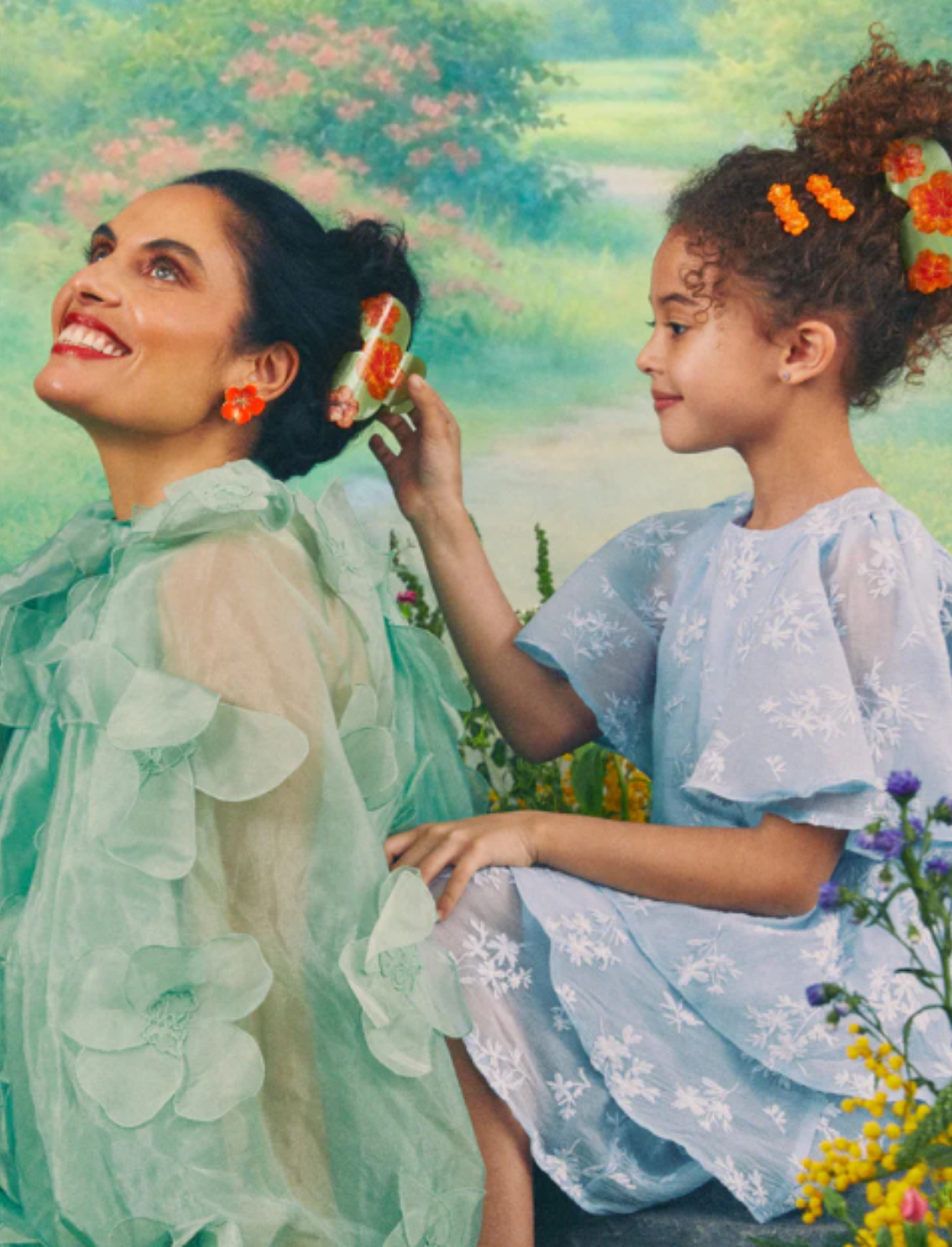 סיכה לשיער Nasturtium