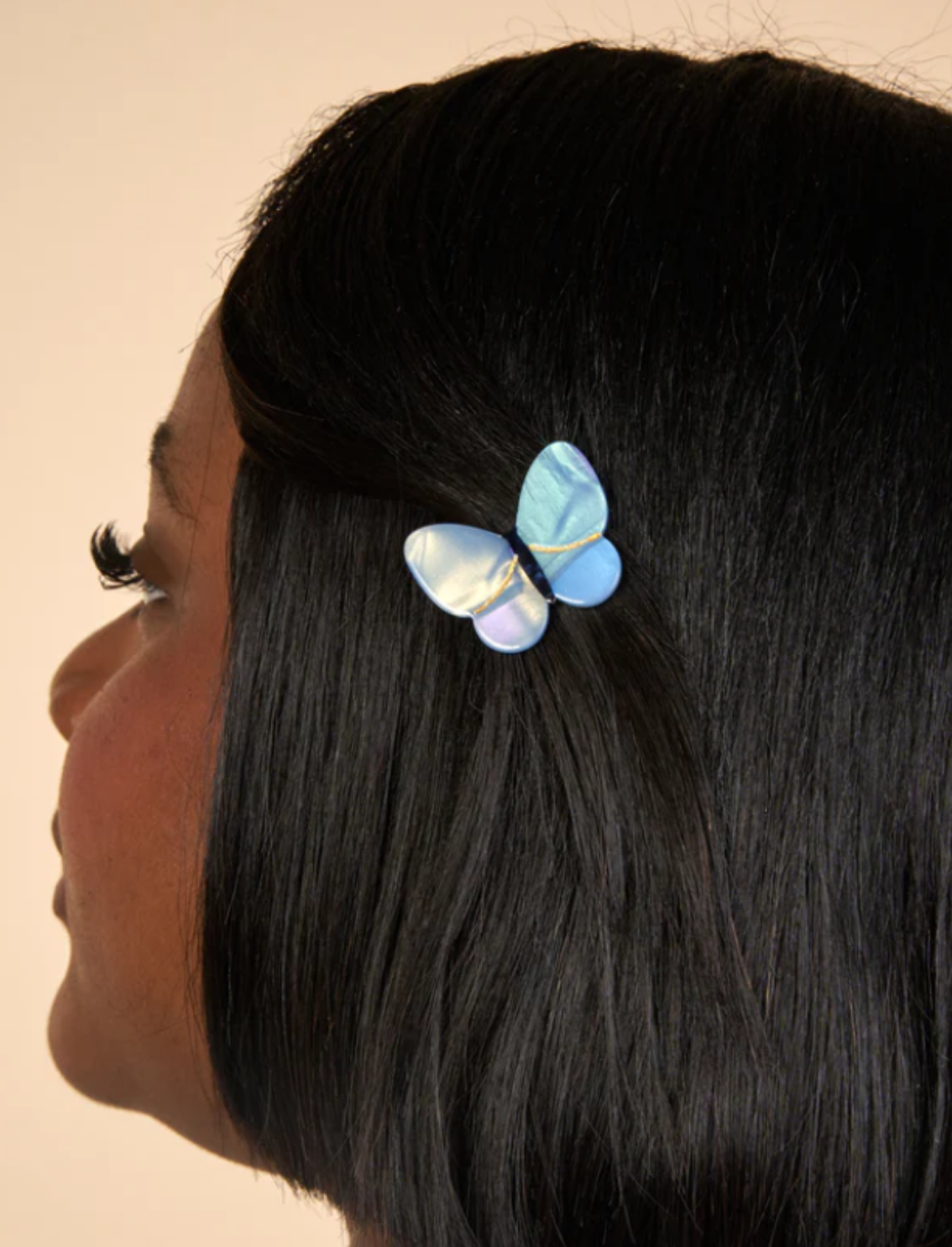 סיכה לשיער Lavender Butterfly