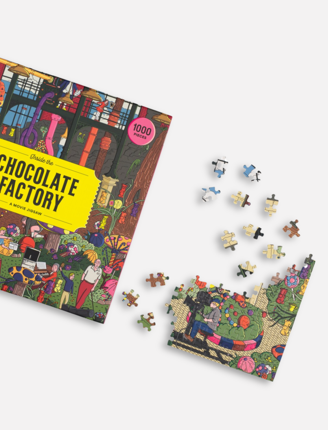 פאזל 1000 חלקים Inside the Chocolate Factory