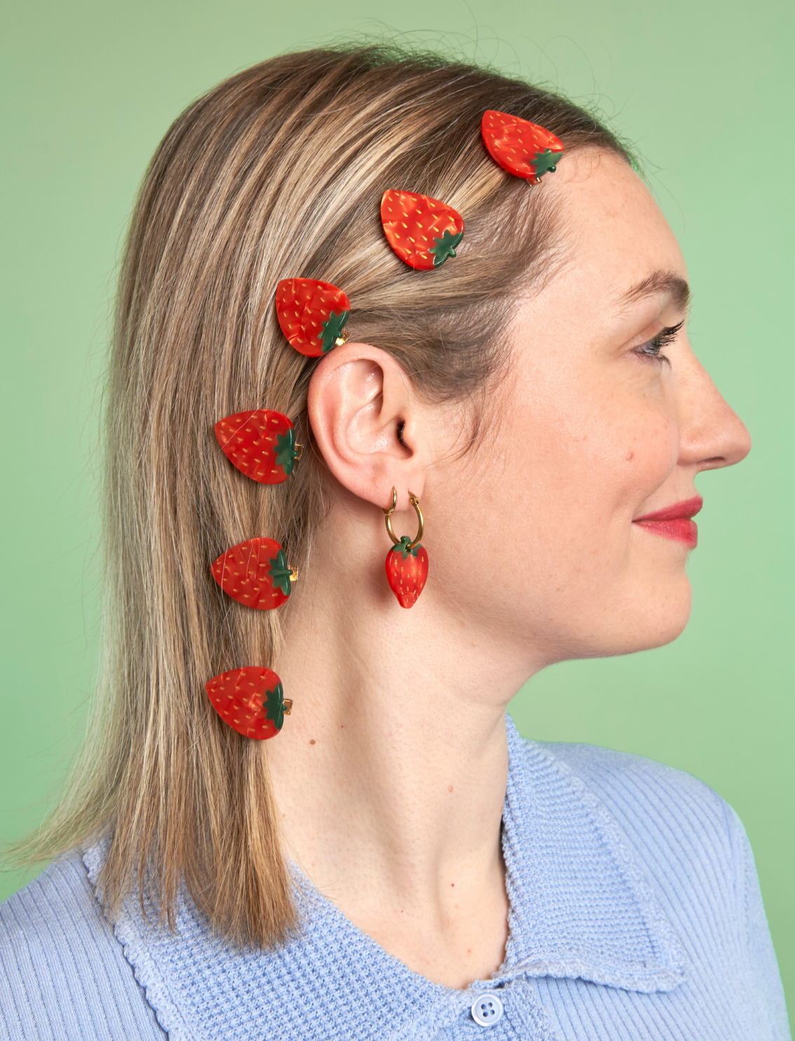 סיכה לשיער Strawberry