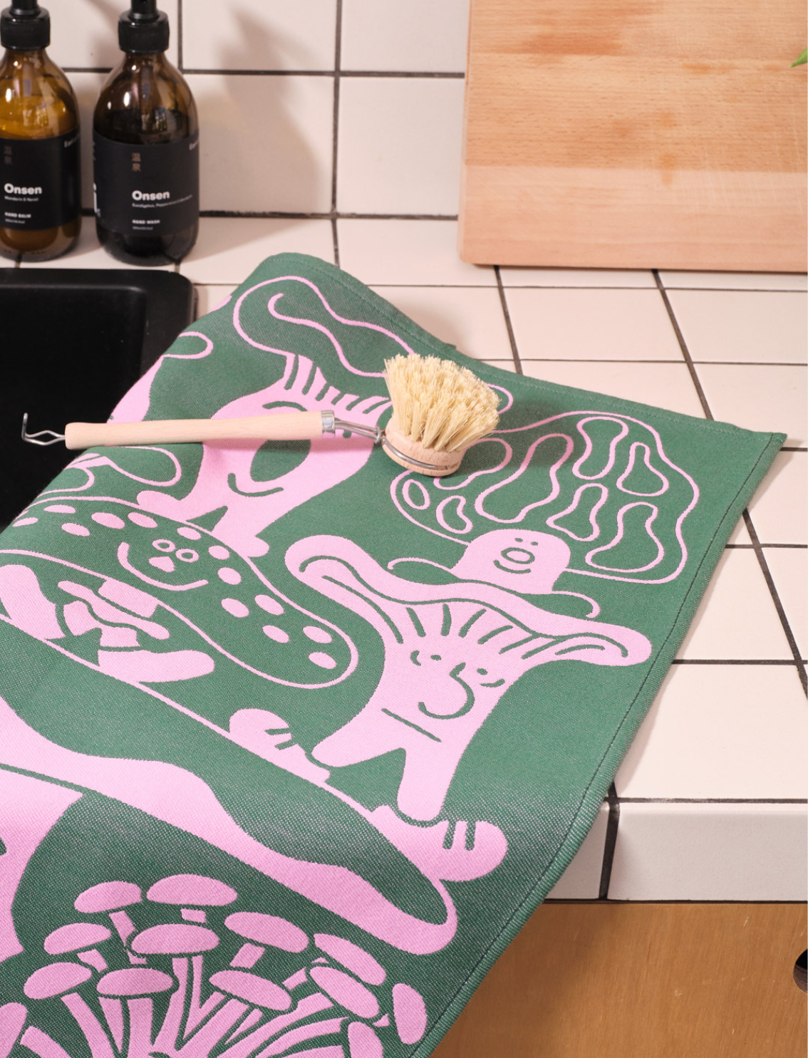 מגבת מטבח/פרינט לתליה Mushrooms