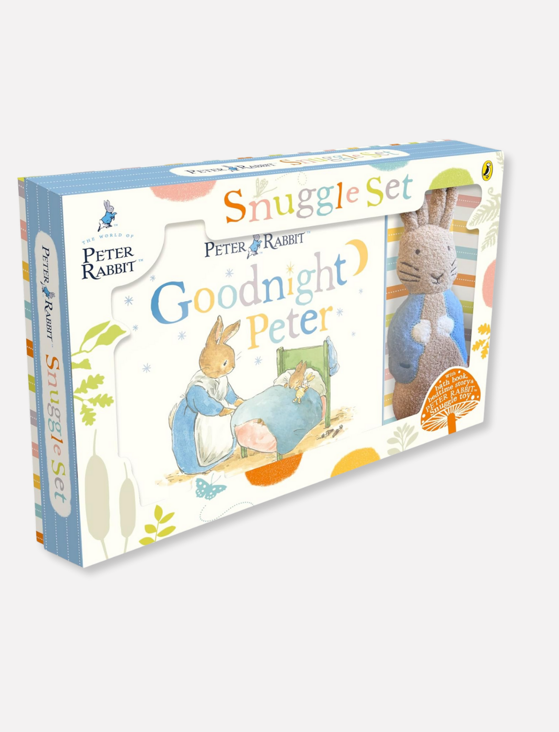 סט 2 ספרים ובובת חיבוק: Peter Rabbit Snuggle Set